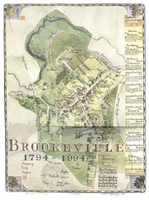 BrookevilleMap Town of Brookeville, MD